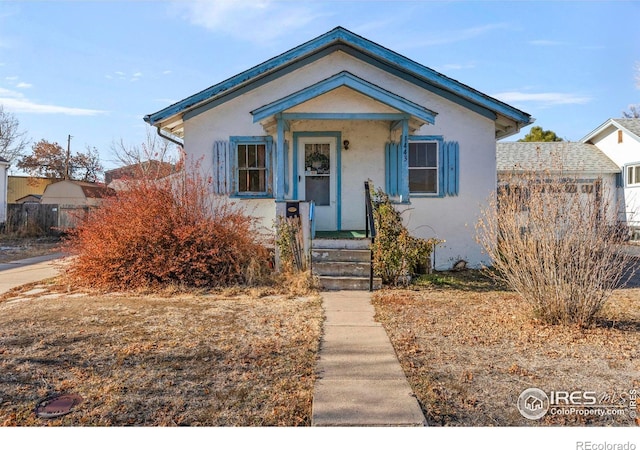 view of bungalow-style home