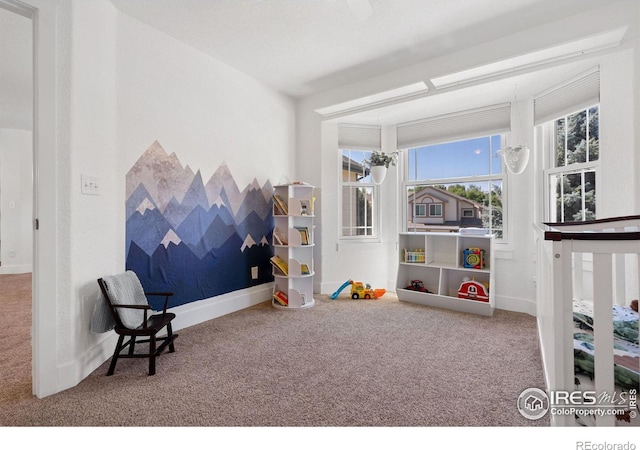 playroom with carpet flooring