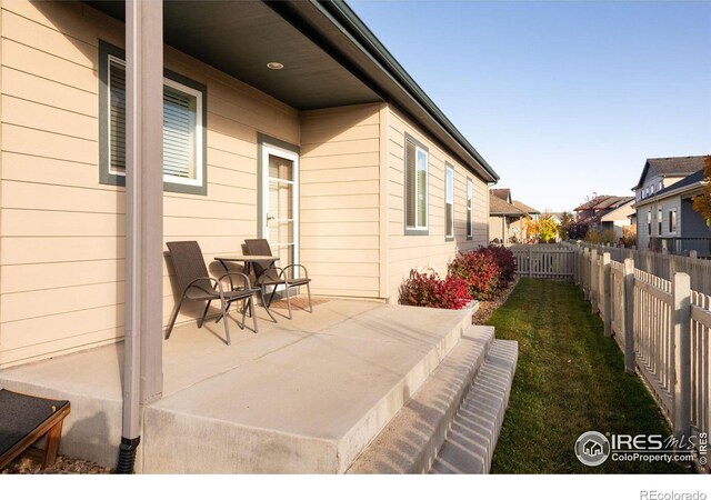 view of patio / terrace