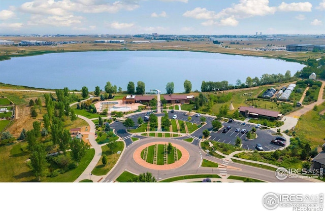3583 Booth Falls Dr, Loveland, CO 80538 - bird's eye view featuring a water view