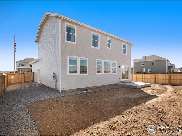 view of rear view of house