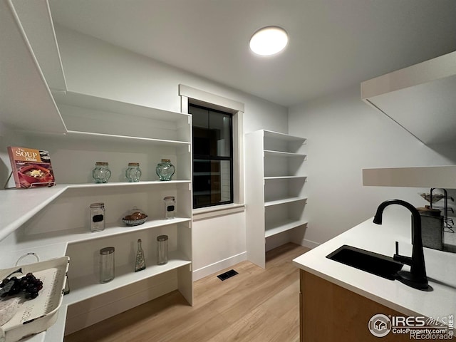 pantry with sink