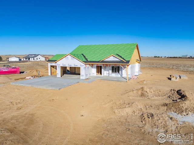 view of property in mid-construction