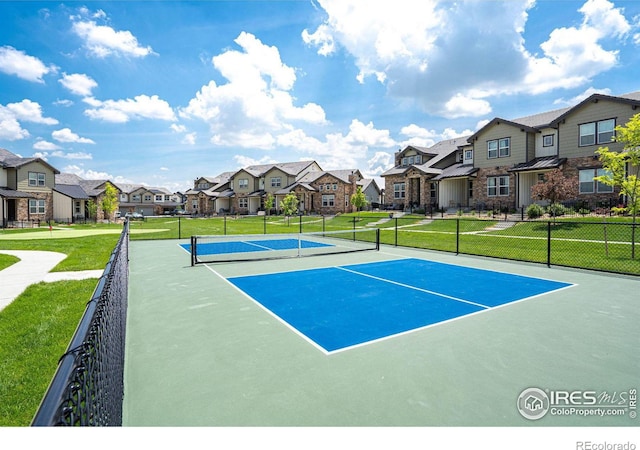 view of sport court featuring basketball court