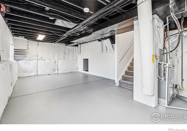 608 Bluegrass Dr, Longmont, CO 80503 - unfinished basement featuring stairway