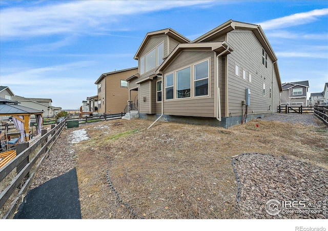 view of front of home