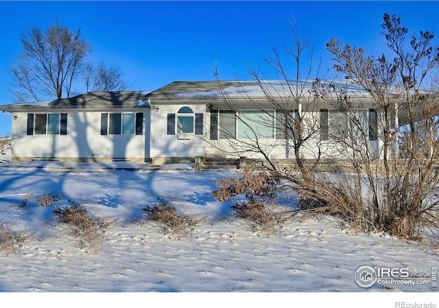 view of ranch-style home