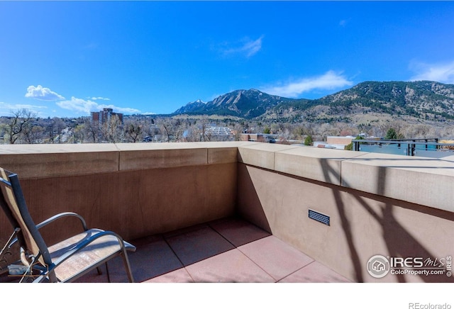 1077 Canyon Blvd # 403, Boulder, CO 80302 - balcony with a mountain view