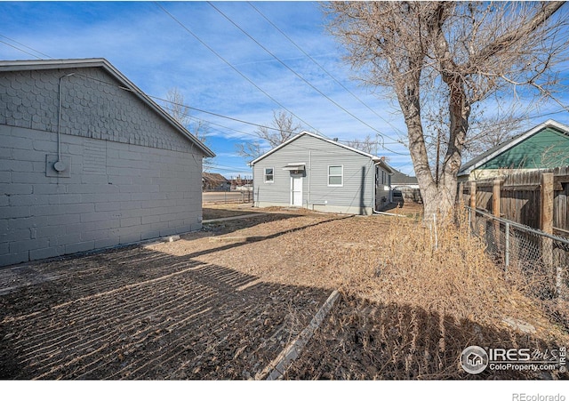 view of rear view of property