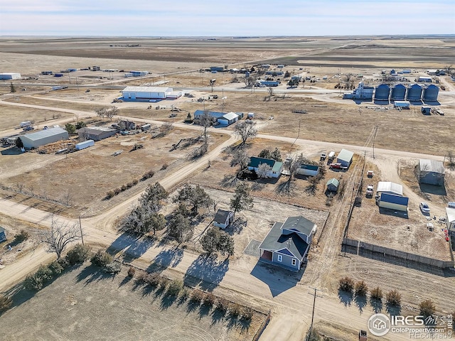 drone / aerial view featuring a rural view