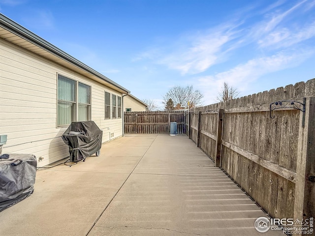 view of patio / terrace featuring area for grilling