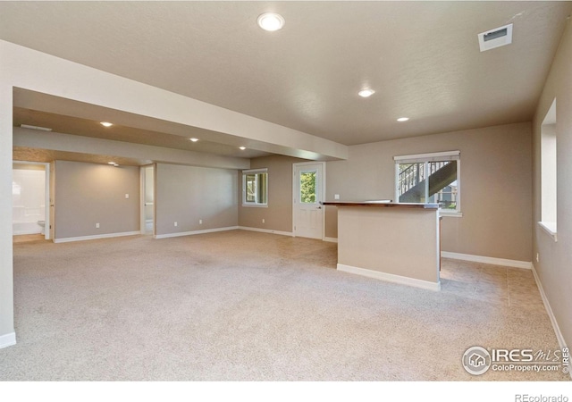 view of unfurnished living room