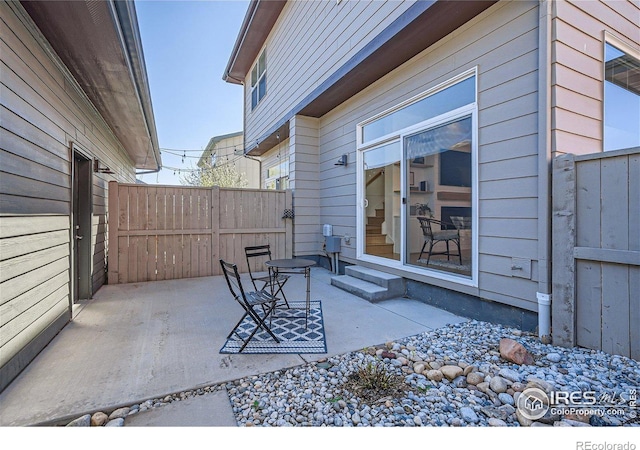 1998 Foxtail Ln Unit B, Lafayette, CO 80026 - view of patio / terrace with fence and entry steps