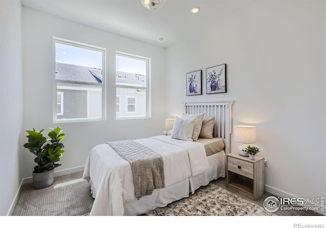 bedroom featuring carpet floors