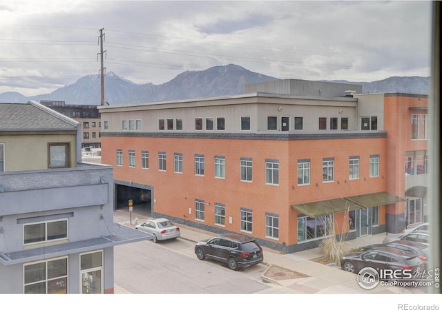 view of property featuring a mountain view