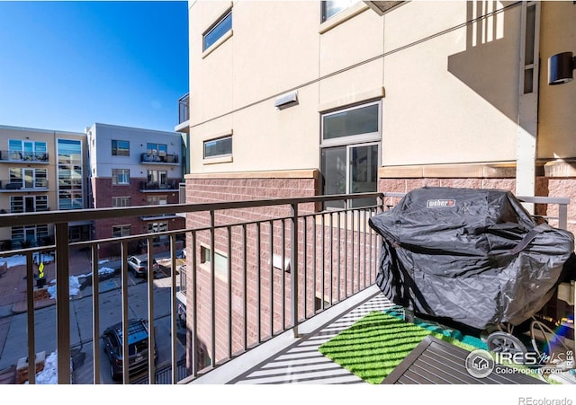 balcony with grilling area