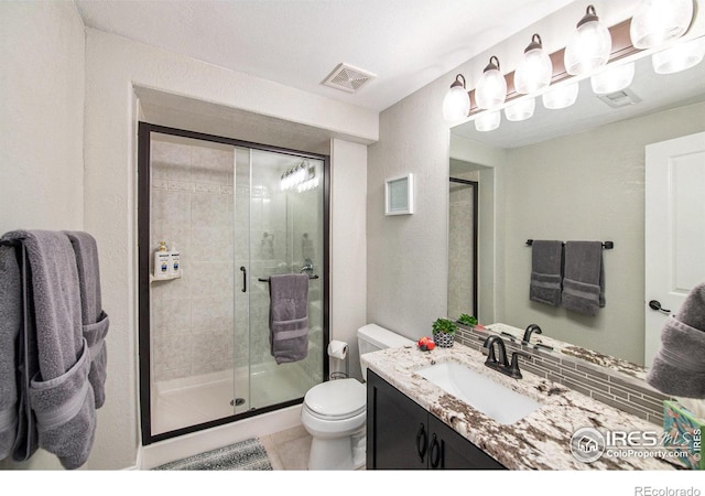 37001 Soaring Eagle Cir, Severance, CO 80550 - bathroom featuring vanity and a shower stall