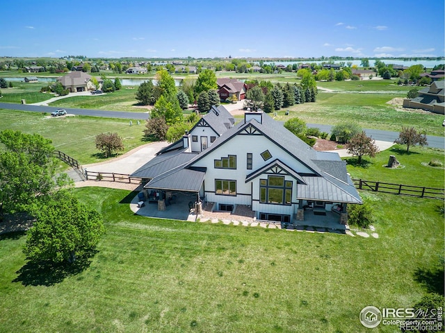 37001 Soaring Eagle Cir, Severance, CO 80550 - view from above of property with a large body of water