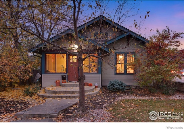 view of craftsman-style house