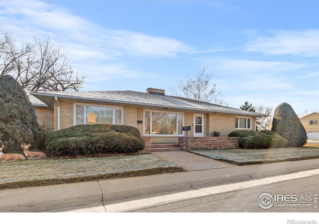 view of ranch-style home