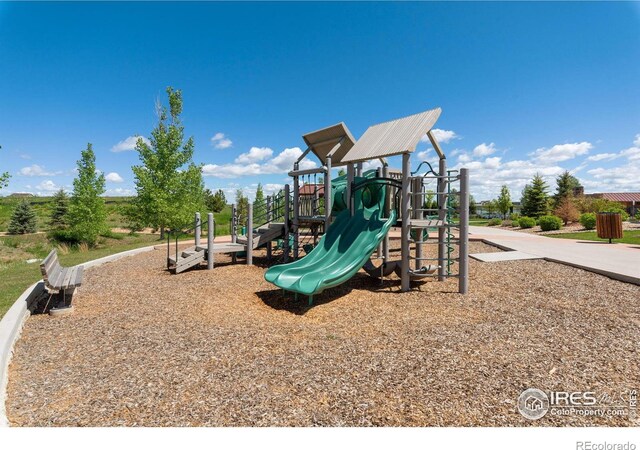 view of jungle gym