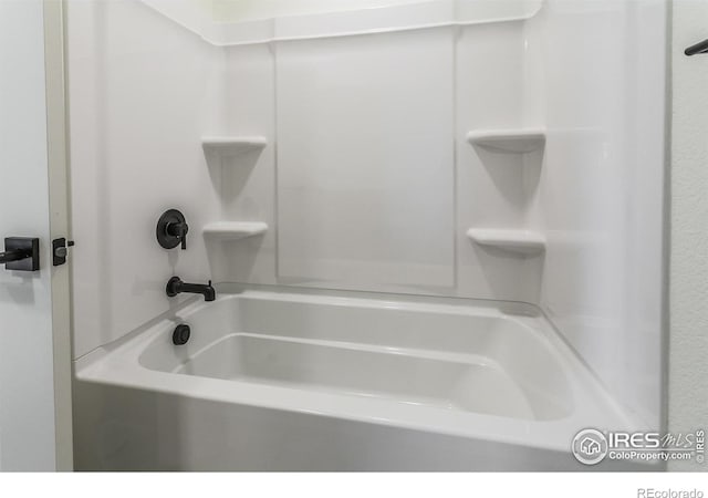 full bath with bathing tub / shower combination