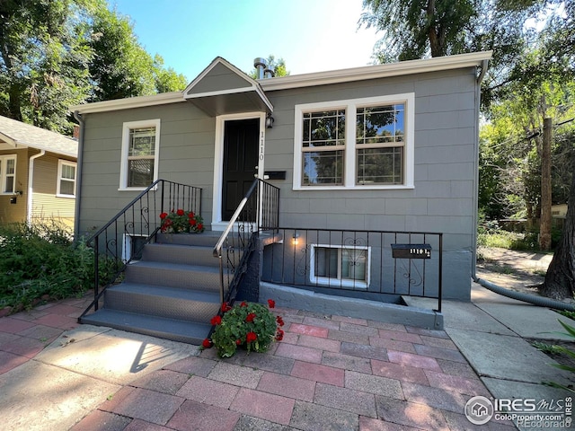 view of front of home