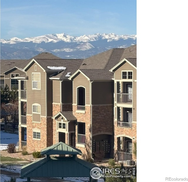 view of property with a mountain view