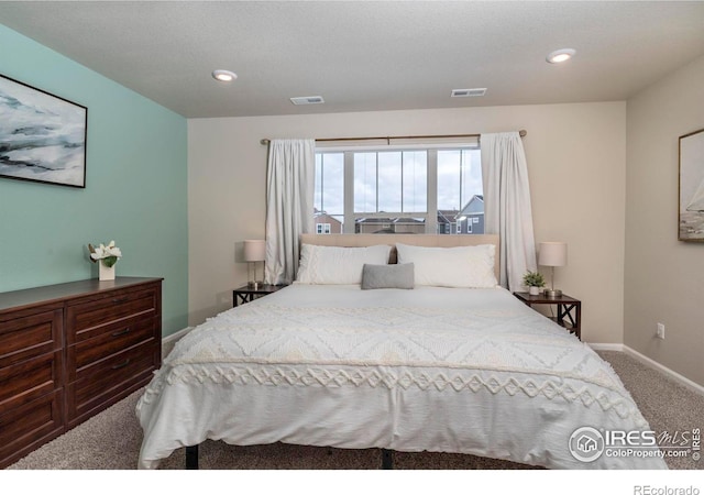 bedroom featuring carpet flooring