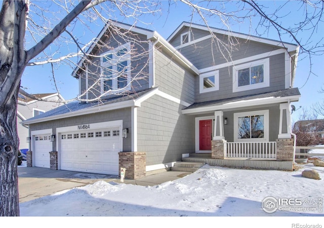 view of front of home featuring a porch