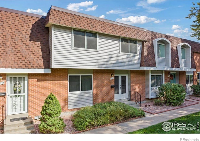 multi unit property featuring french doors