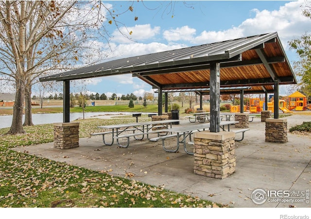 view of home's community featuring a gazebo