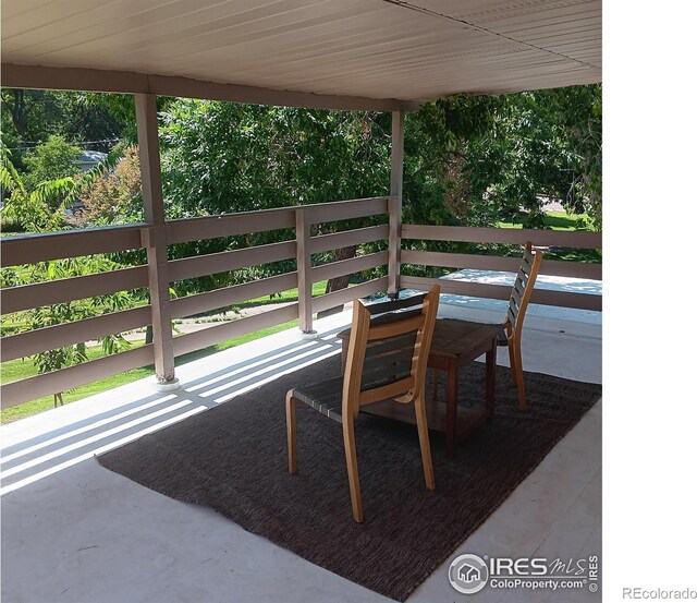 view of patio