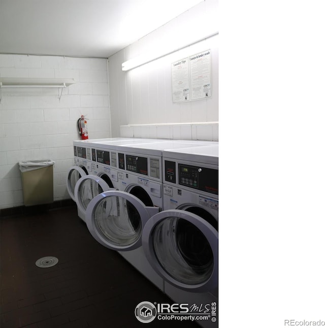 view of laundry room