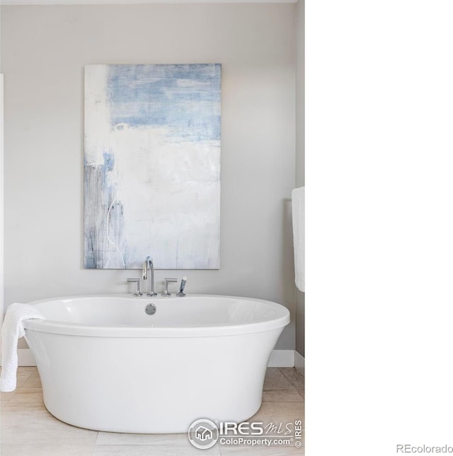 bathroom with a bathing tub