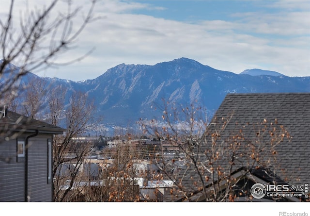 view of mountain feature