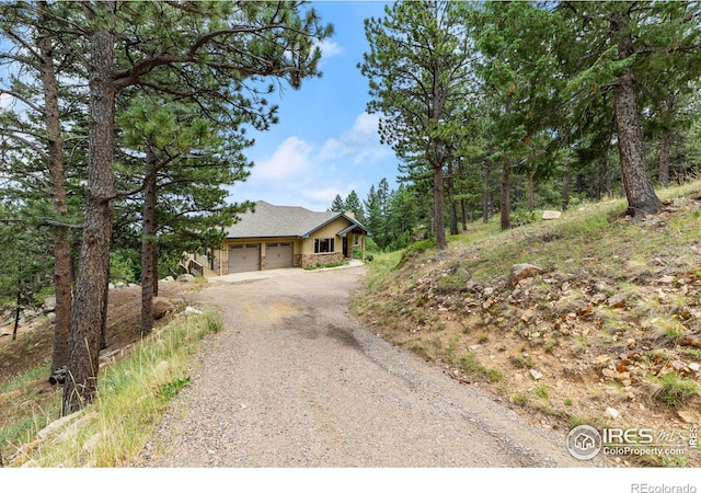 ranch-style house with a garage