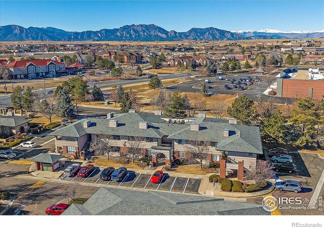 770 Copper Ln Unit 206, Louisville, CO 80027 - drone / aerial view with a mountain view