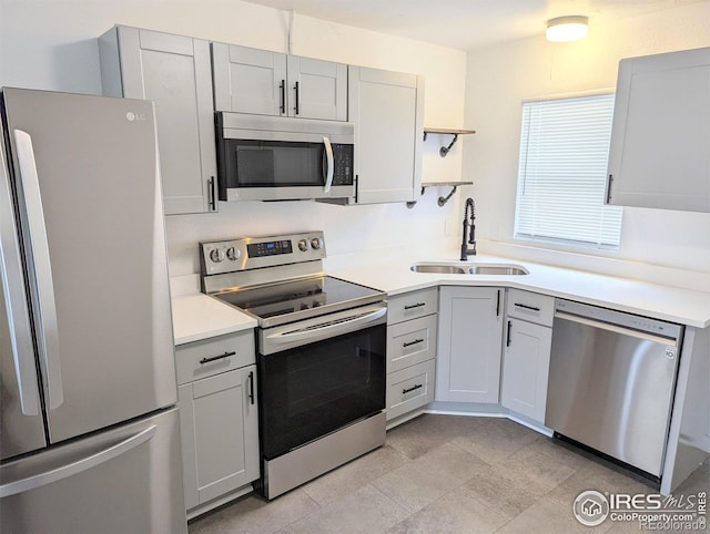 kitchen featuring sink and stainless steel appliances