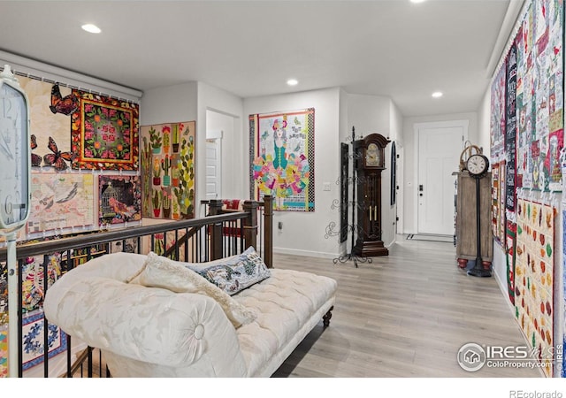 interior space featuring light hardwood / wood-style flooring