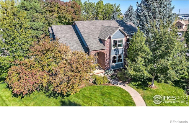 6345 Swallow Ln, Boulder, CO 80303 - view of front facade featuring a front yard