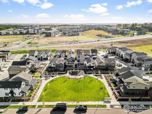 birds eye view of property featuring a residential view