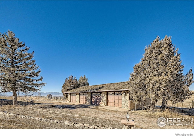 view of front of property