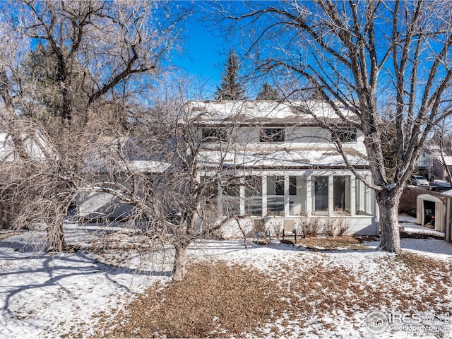 view of front of home