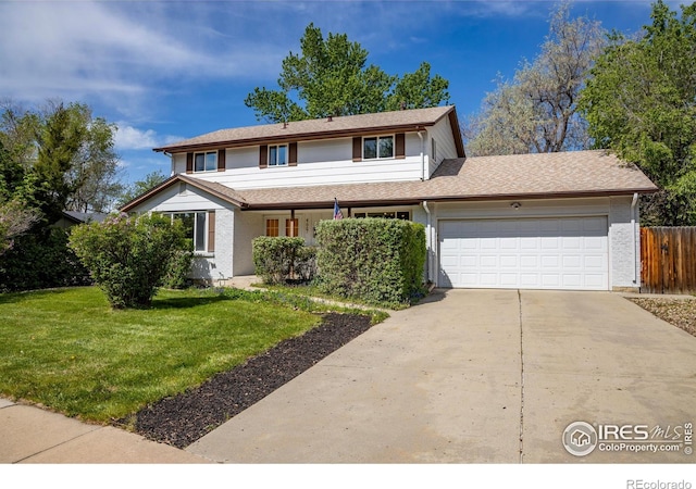 4667 Ashfield Dr, Boulder, CO 80301 - traditional home featuring a garage and driveway