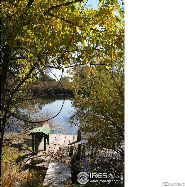 view of water feature