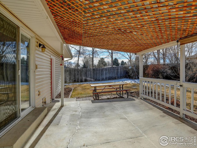 view of patio / terrace