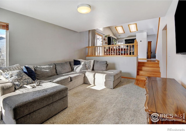 living room with wood finished floors