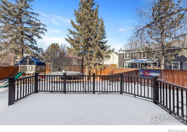 view of patio / terrace with a playground