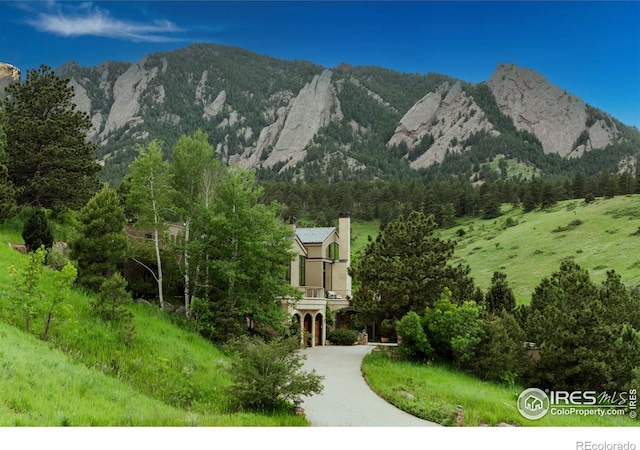 property view of mountains